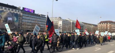 Demonstration for bevarelsen af store bededag